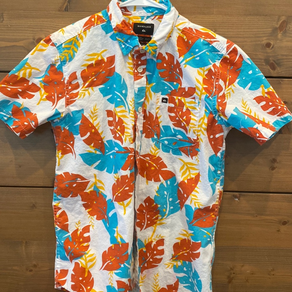 Quicksilver hula shirt